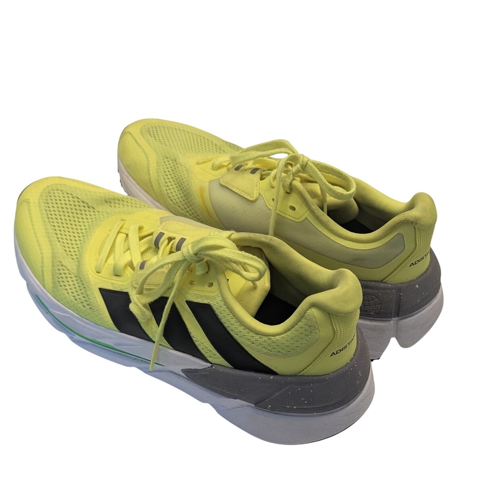 Adidas Adistar CS Running Shoes Yellow‎ Black Mesh Cushioned Athletic Mens Sz 11